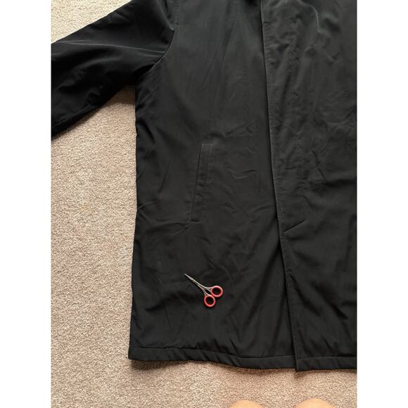 Ralph Lauren L Lined Overcoat Rain Coat Water Resistant Black Quality - Picture 7 of 8